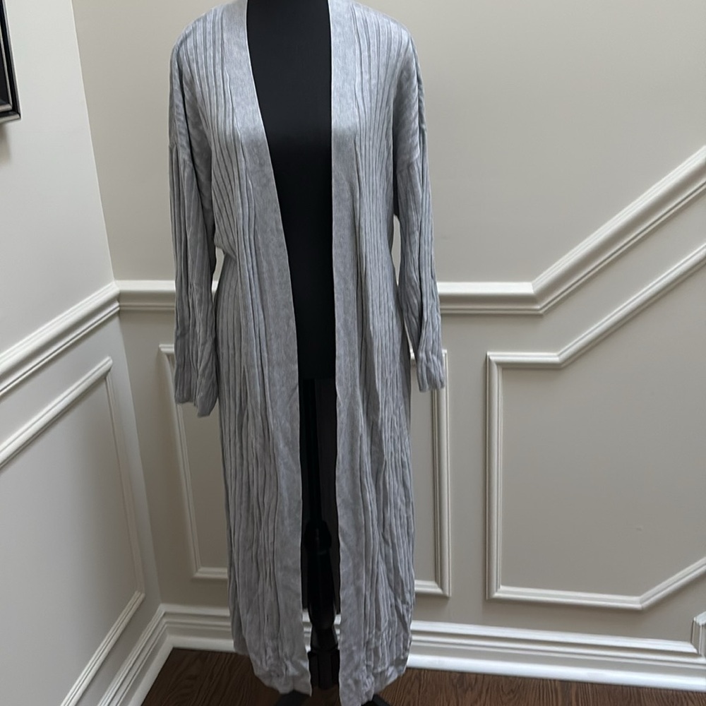 Dynamite rib knit sweater robe - Picture 2 of 5